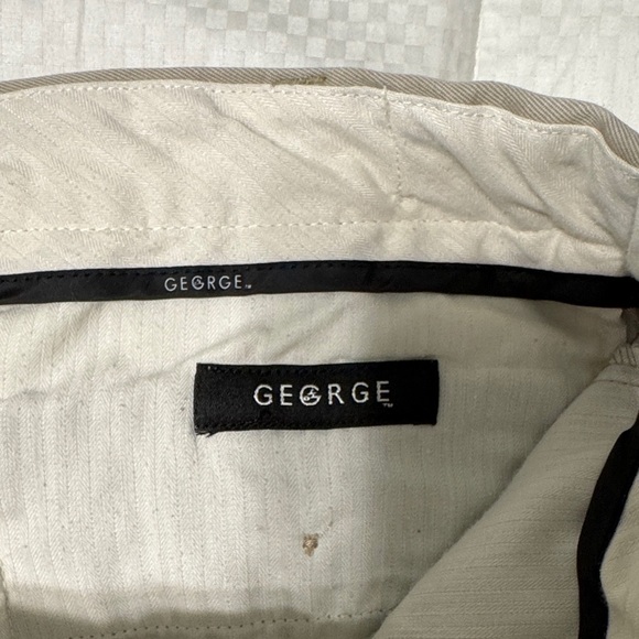 George Men's Light Khaki Chinos - Picture 2 of 3